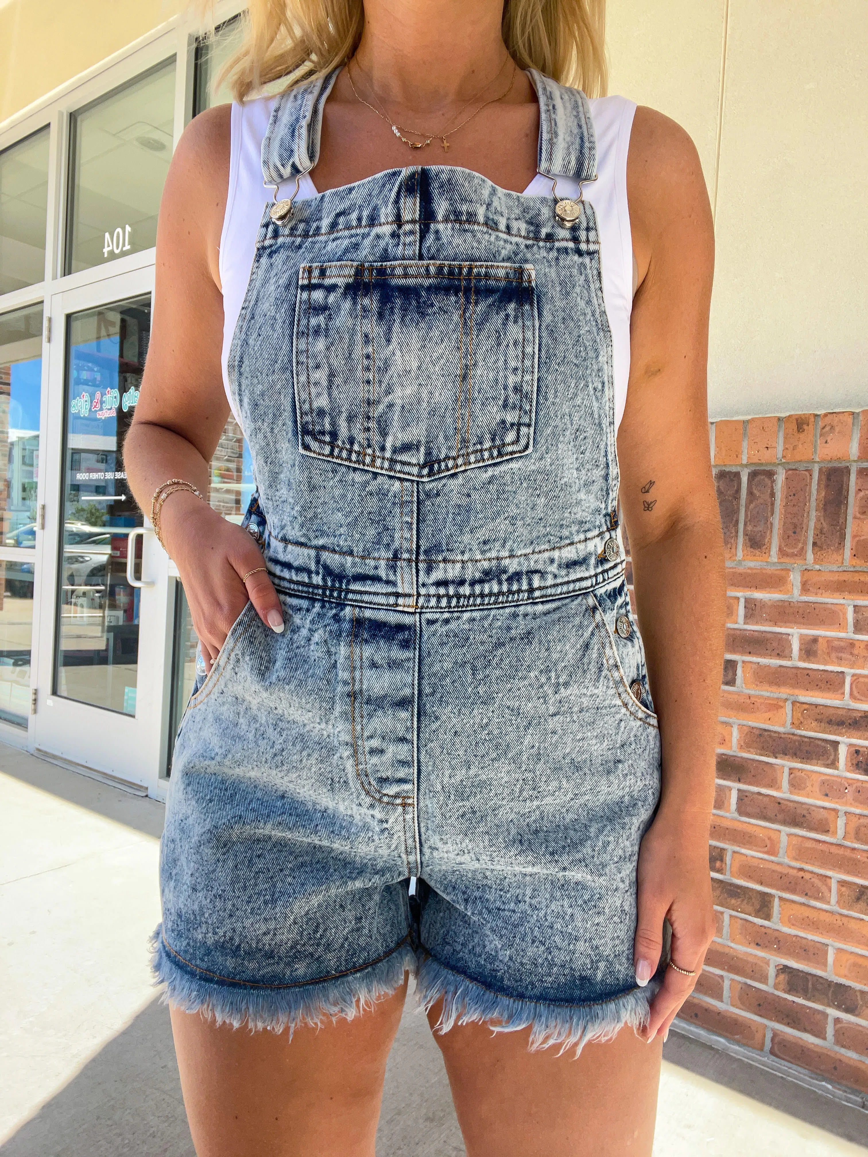 Darla Denim Overalls