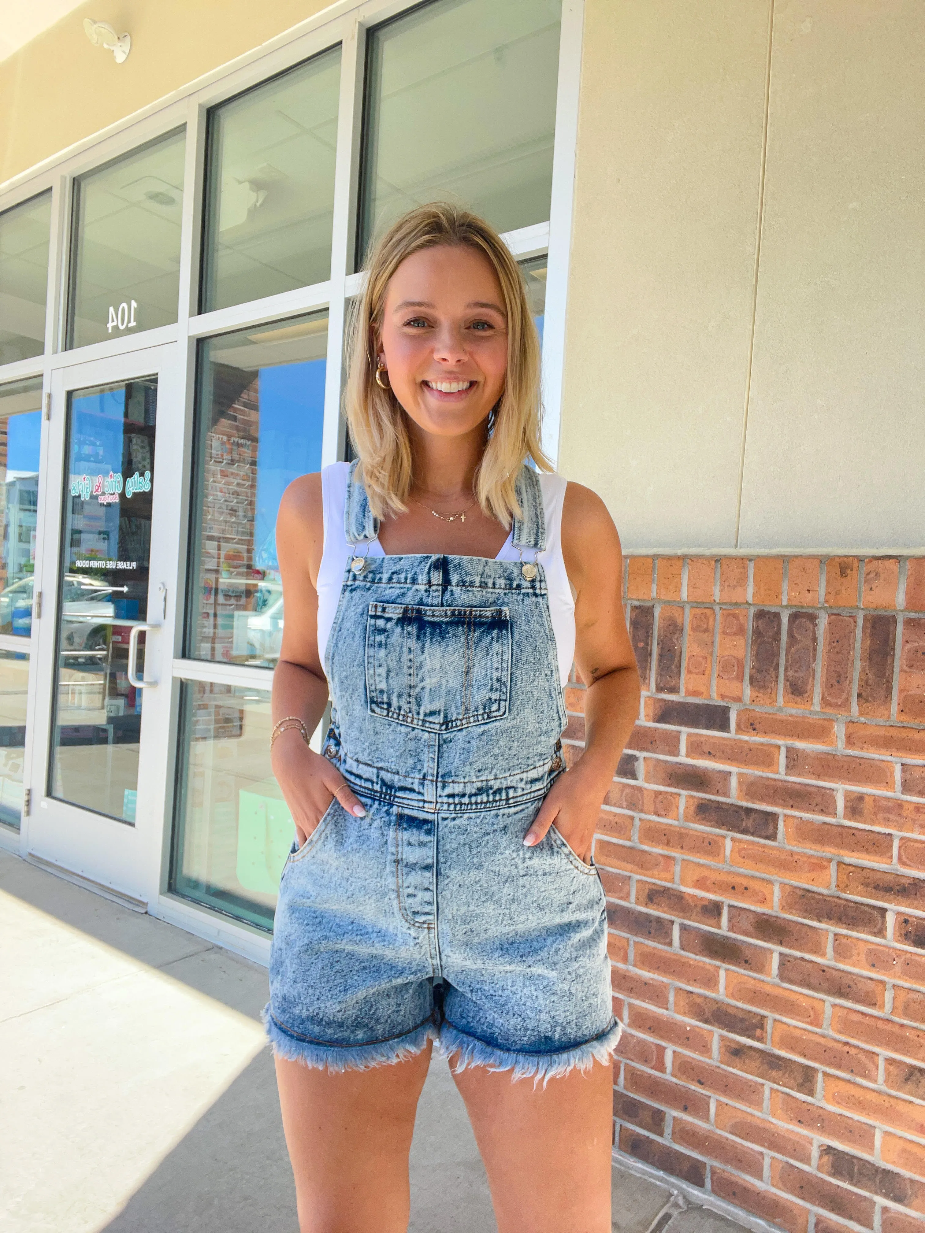 Darla Denim Overalls