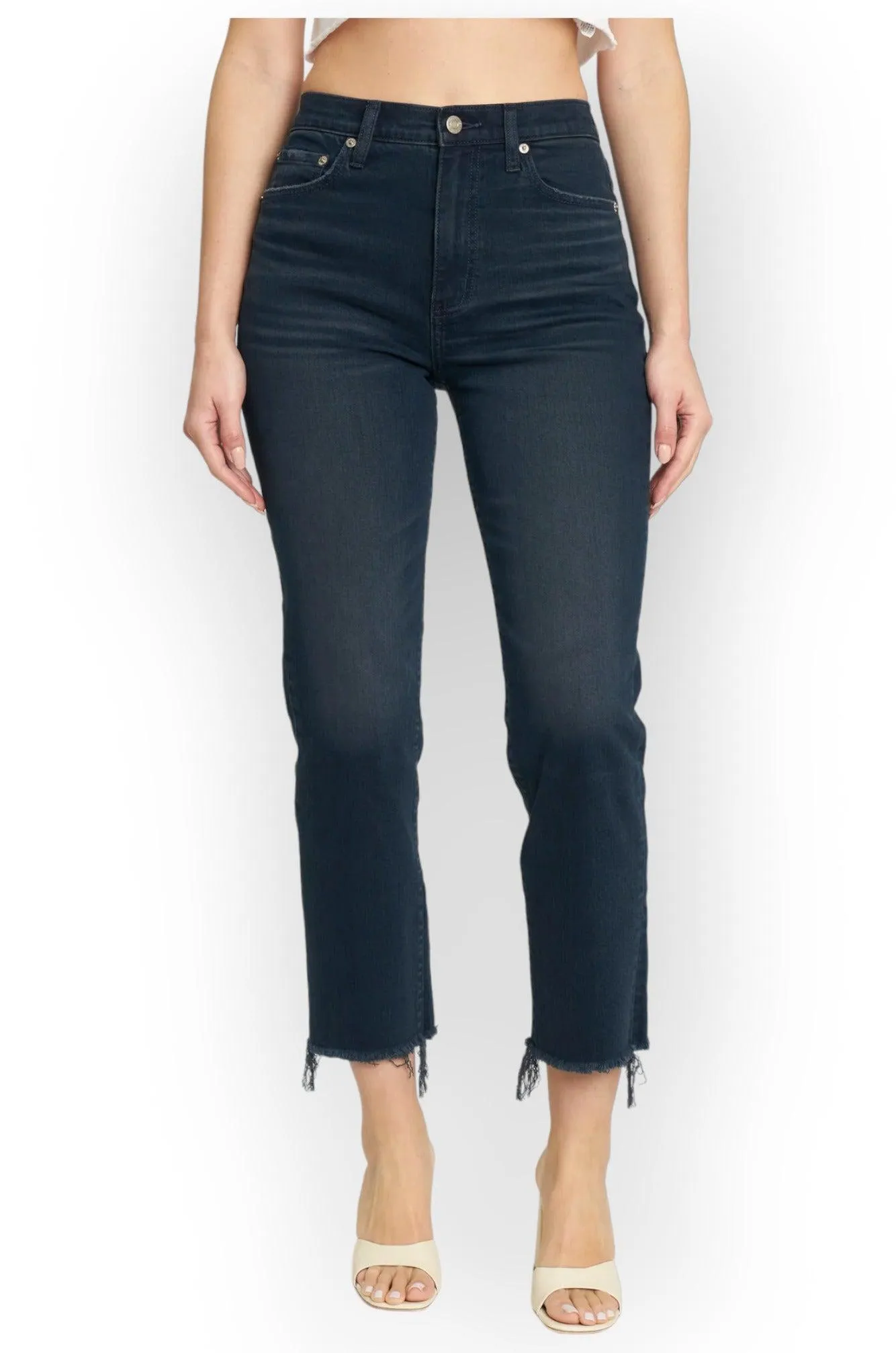 Daze Last Call Straight Up High Rise Straight Jeans