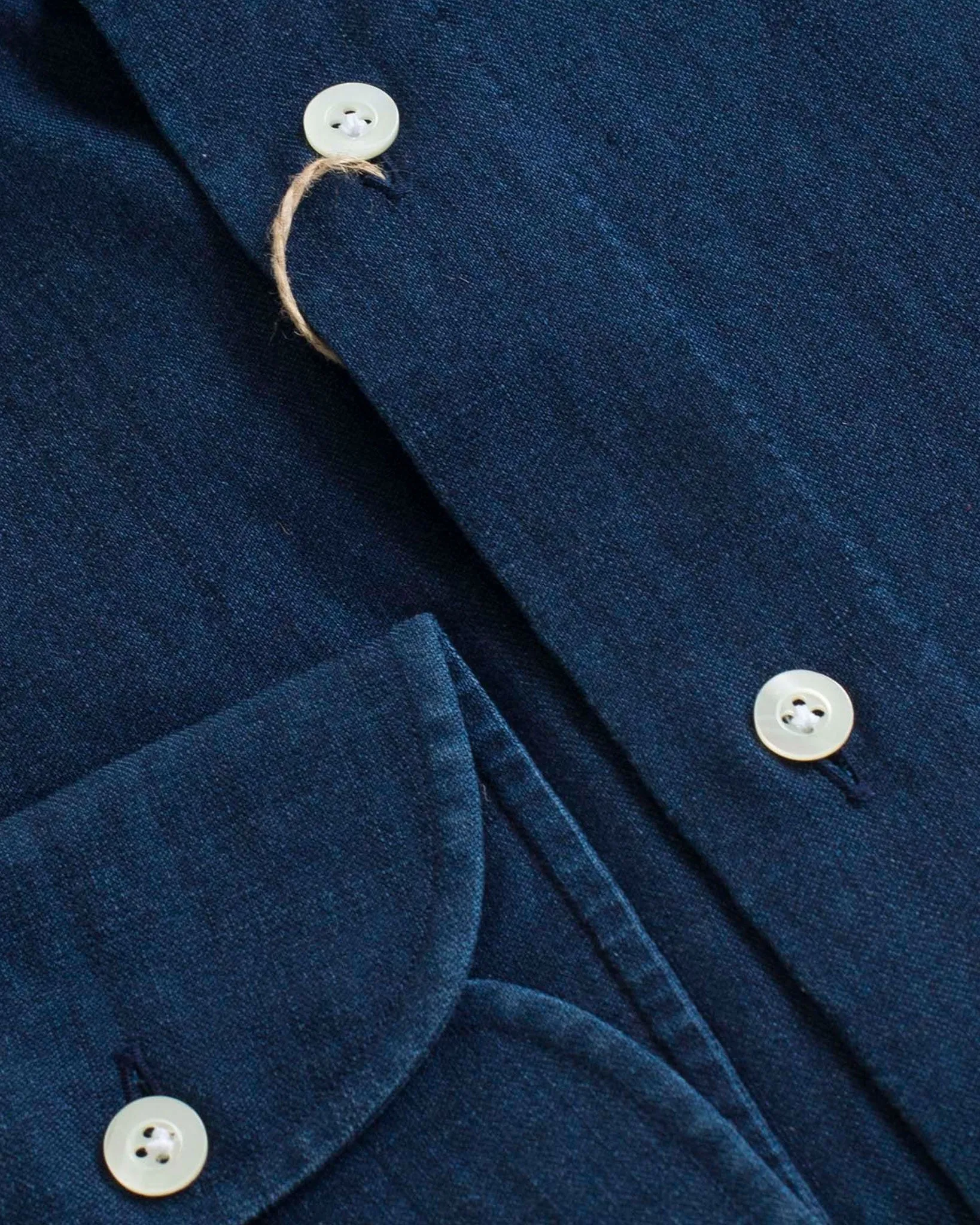 Deep Structured Indigo Shirt