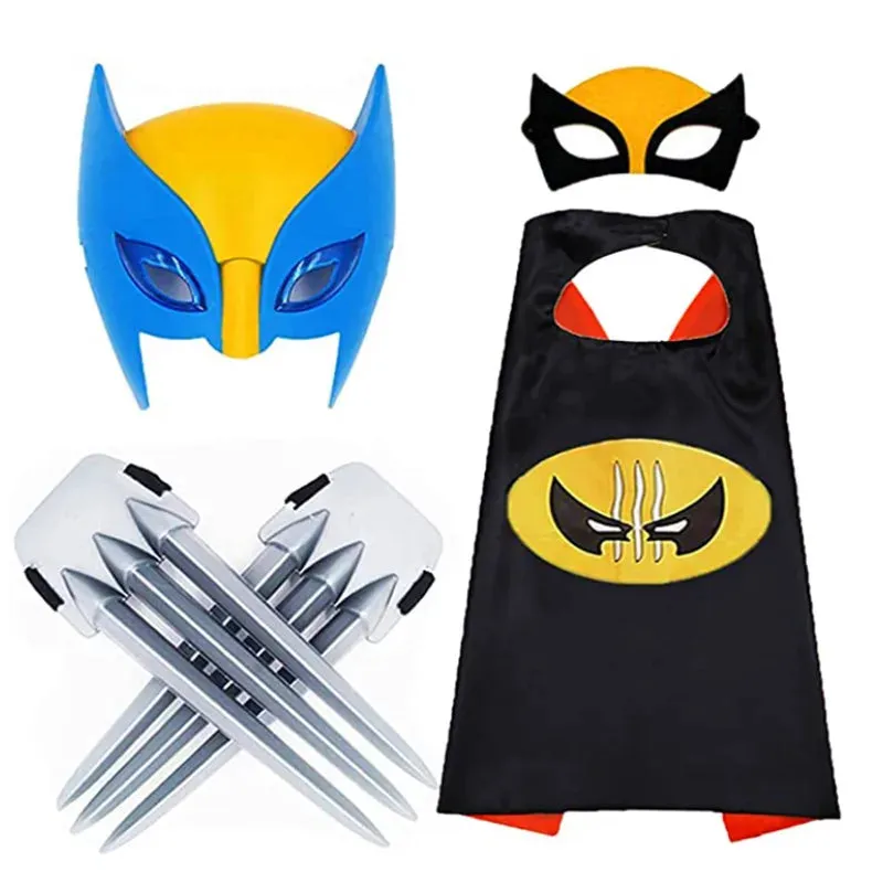 Deluxe Kid Muscle-Chest Superhero Wolverine Costumes