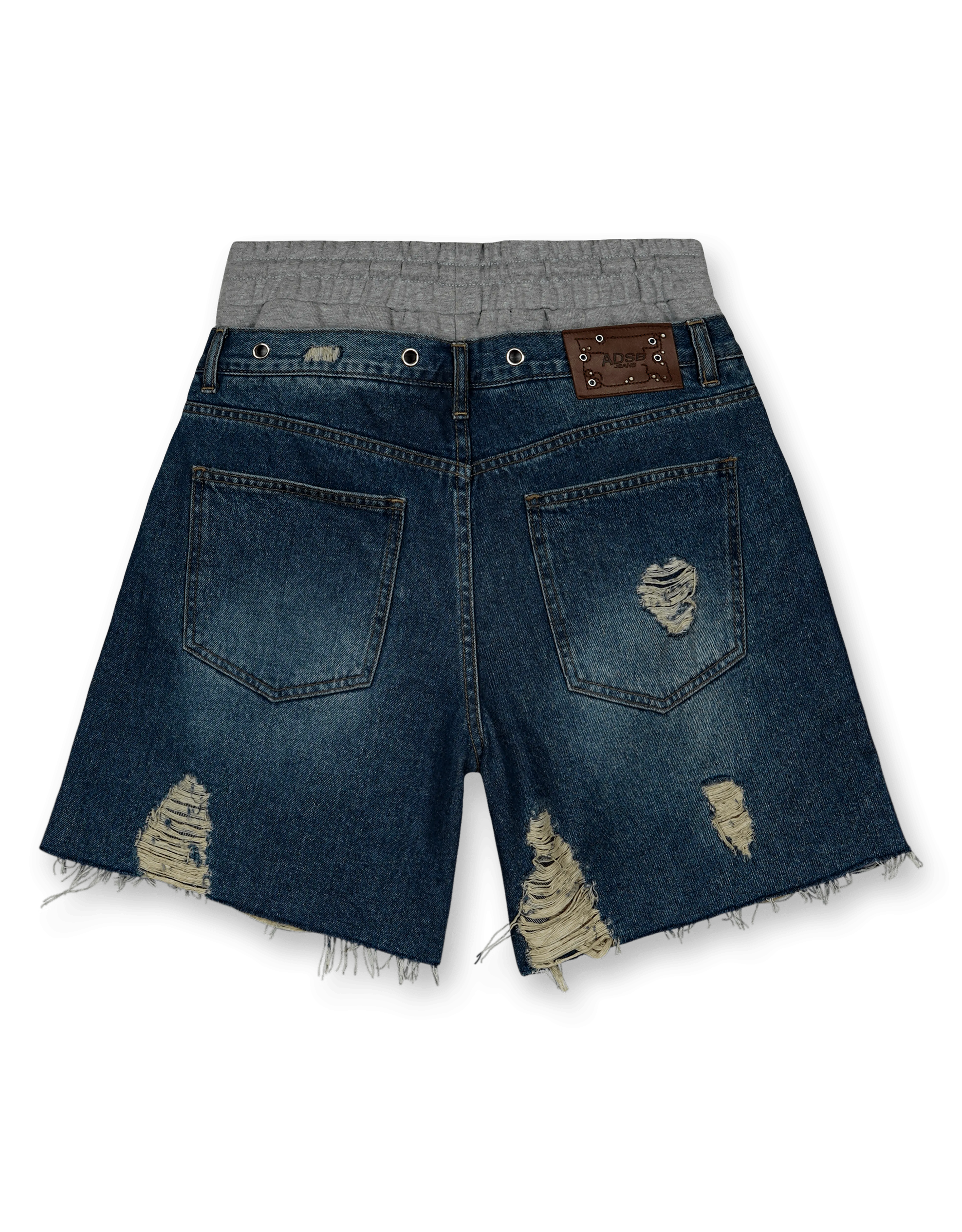 Denny Sweat Waist Damages Shorts
