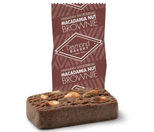 Diamond Bakery Hawaiian Macadamia Brownie Shortbread Cookies- 4 oz.