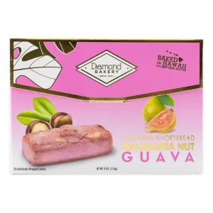 Diamond Bakery Hawaiian "Macadamia Guava" Shortbread Cookies- 4 oz.