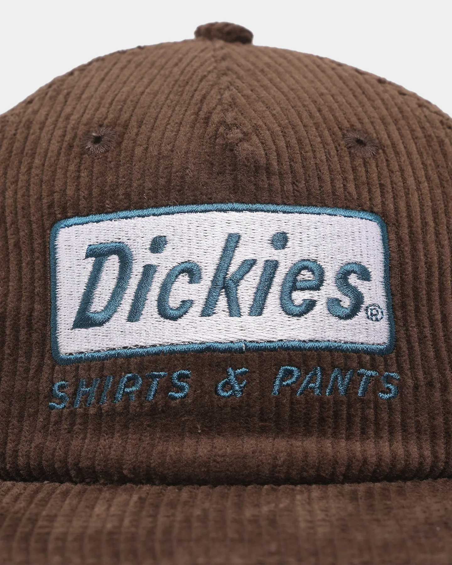 Dickies Hustle Unstructured 5 Panel Strapback Chestnut