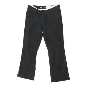 Dickies Womens Black Flared Chino Trousers | Vintage High End Designer Workwear