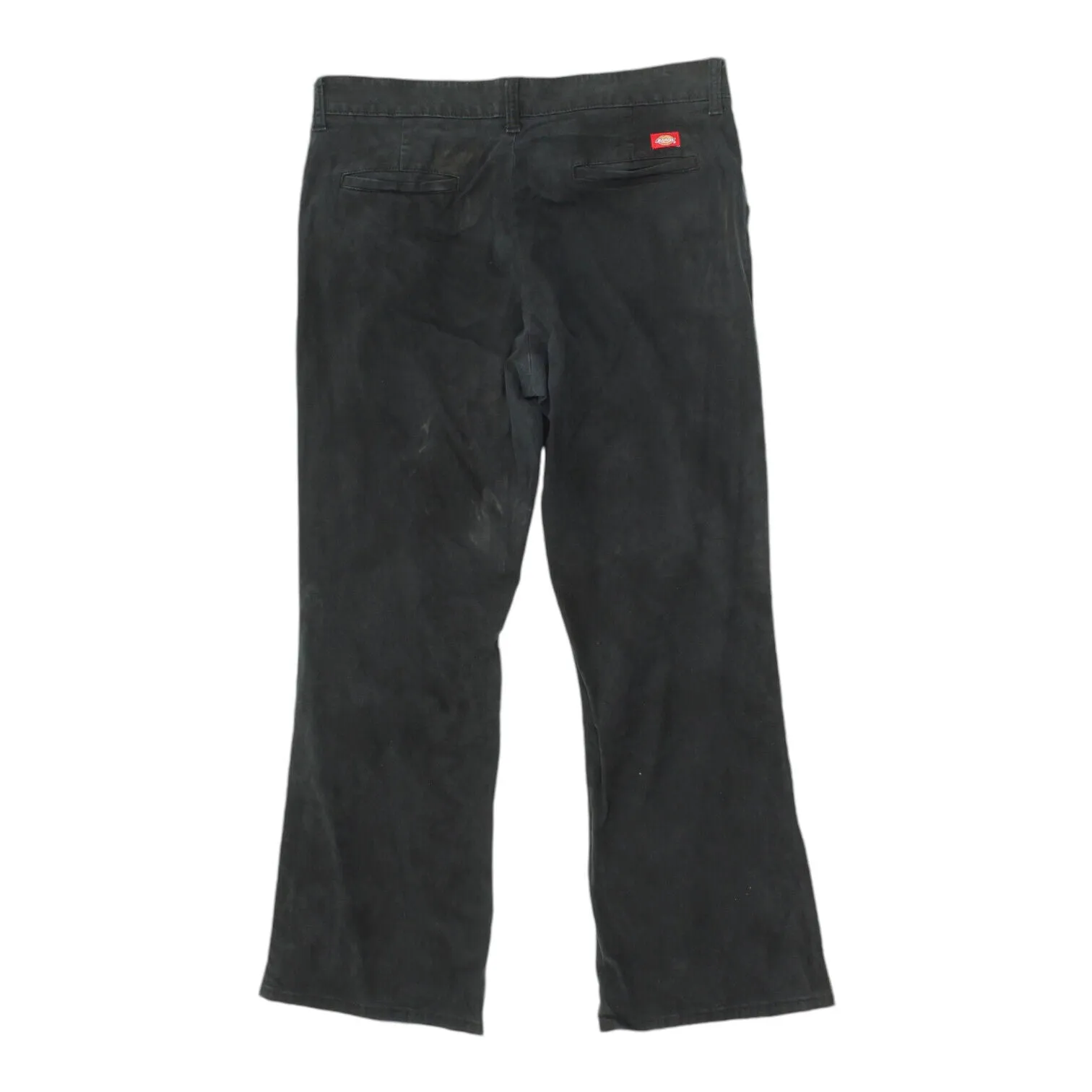 Dickies Womens Black Flared Chino Trousers | Vintage High End Designer Workwear