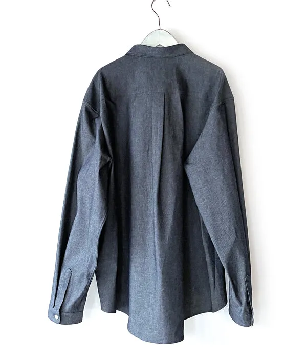DIGAWEL/DENIM SHIRTS (NAVY)