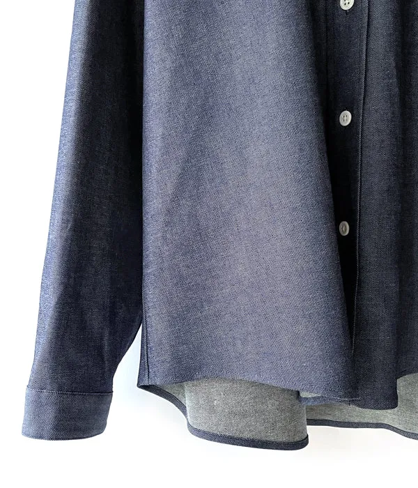 DIGAWEL/DENIM SHIRTS (NAVY)