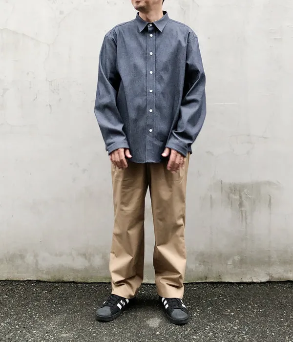 DIGAWEL/DENIM SHIRTS (NAVY)