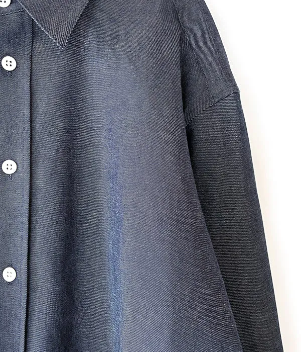 DIGAWEL/DENIM SHIRTS (NAVY)