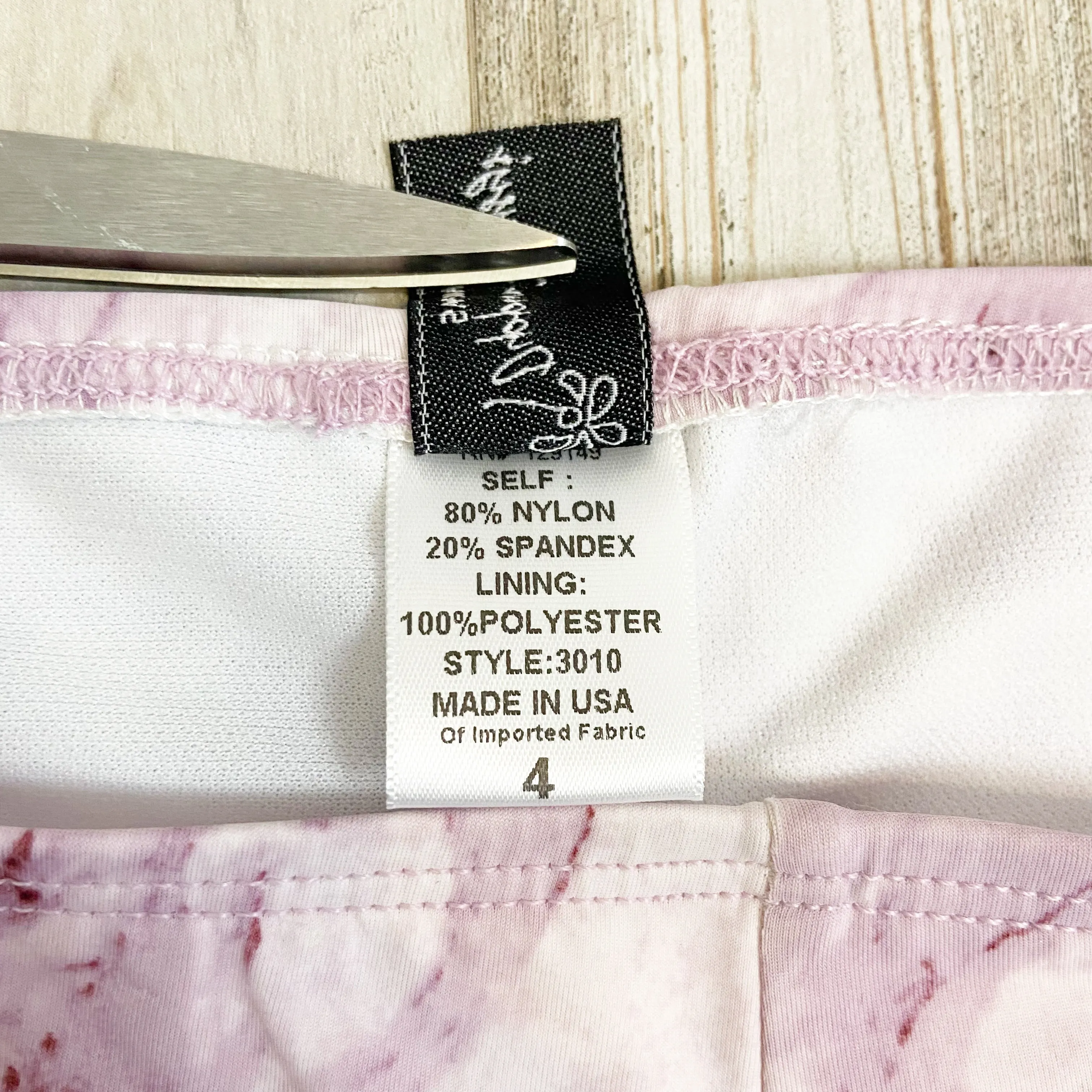 Dippin' Daisy's | Girls Pink Marbled Tie Dye 2 Piece Bikini | Size: 4T