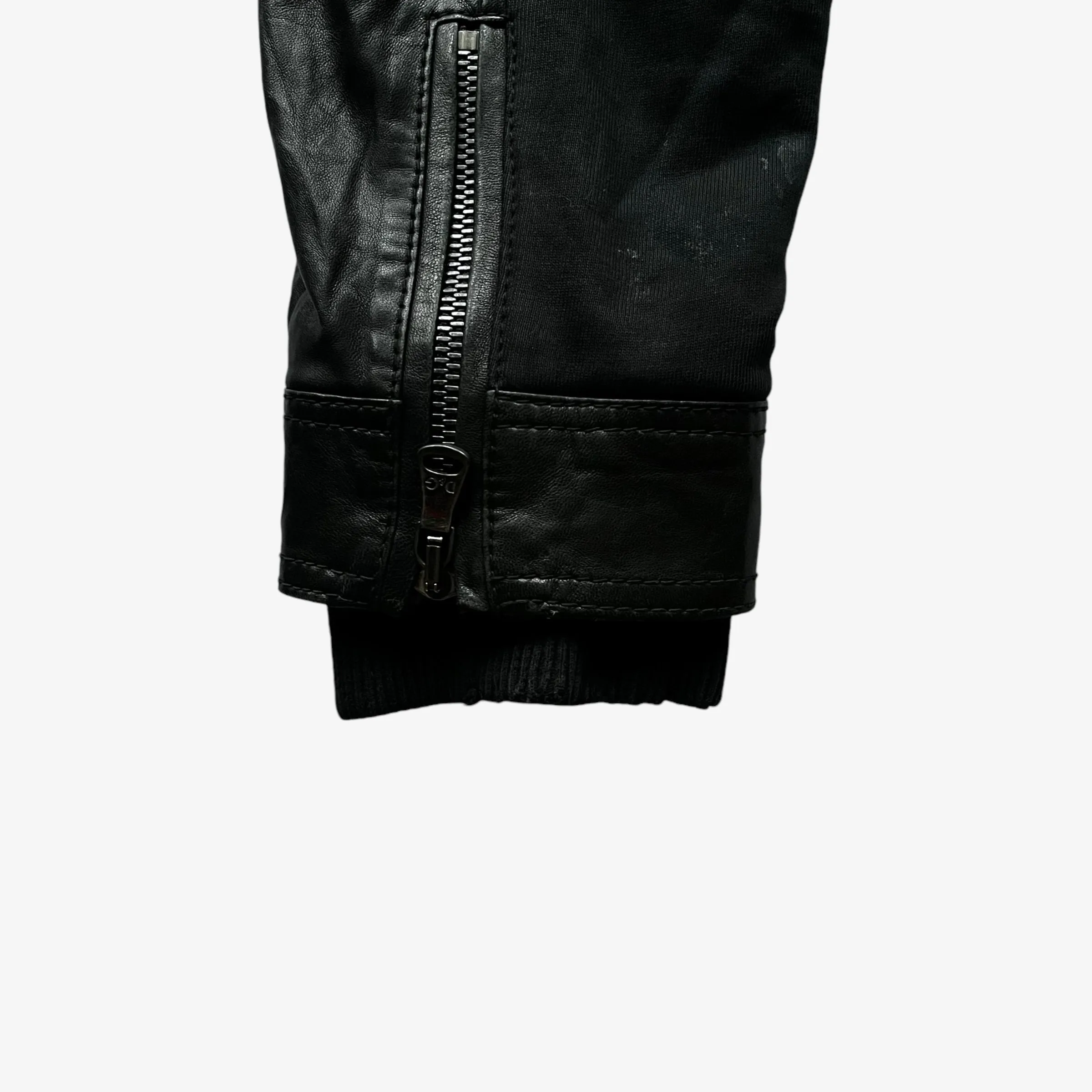 Dolce & Gabbana Leather Utility Jacket