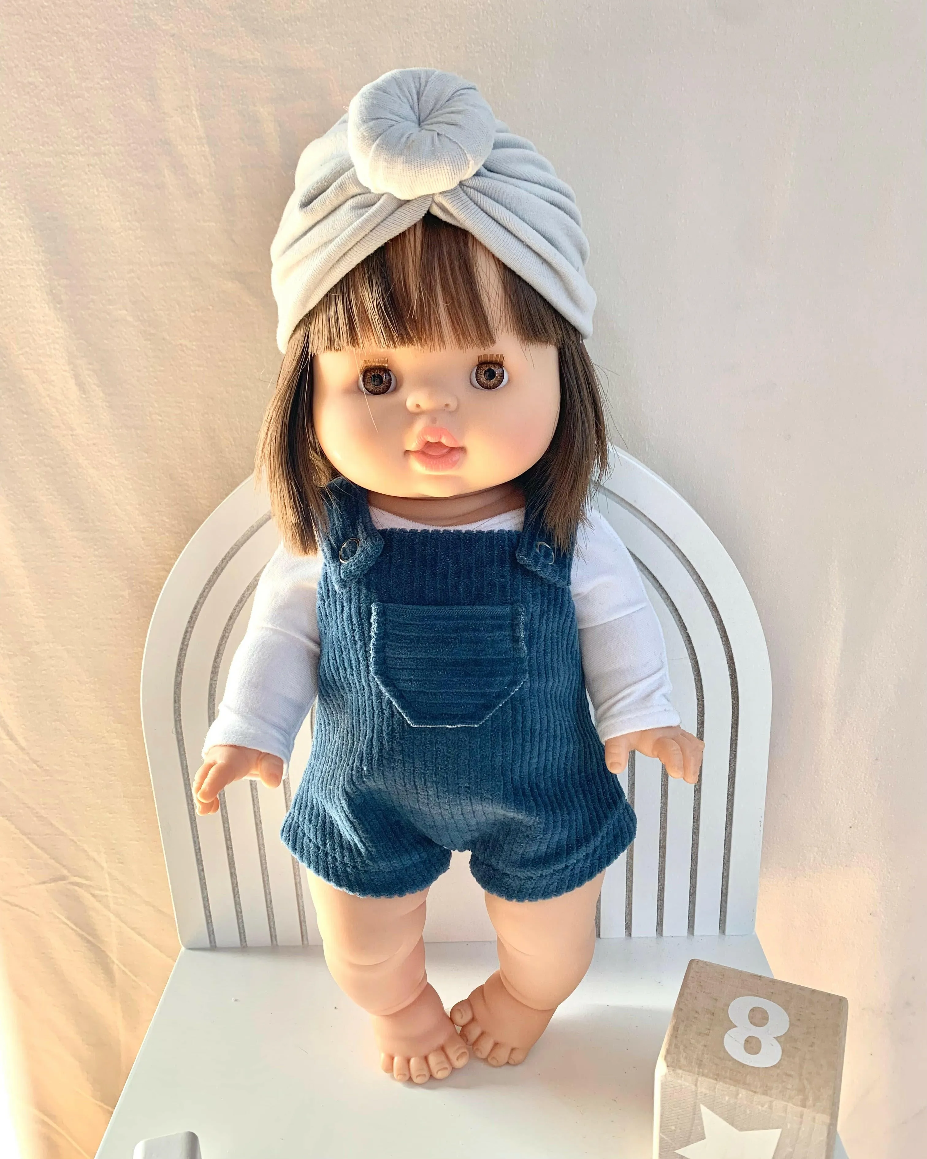 Doll Corduroy Overalls