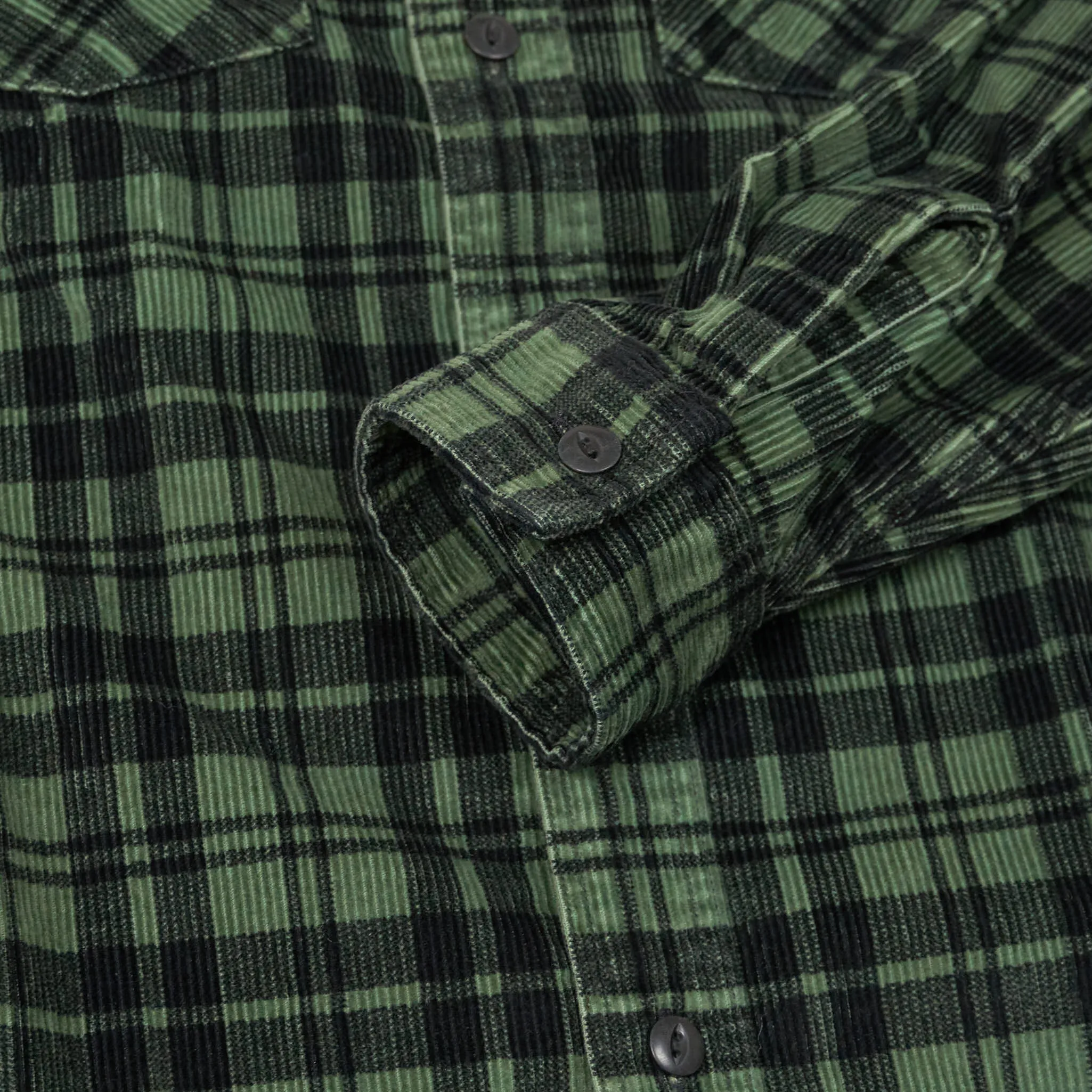 Double RL Plaid Corduroy Workshirt
