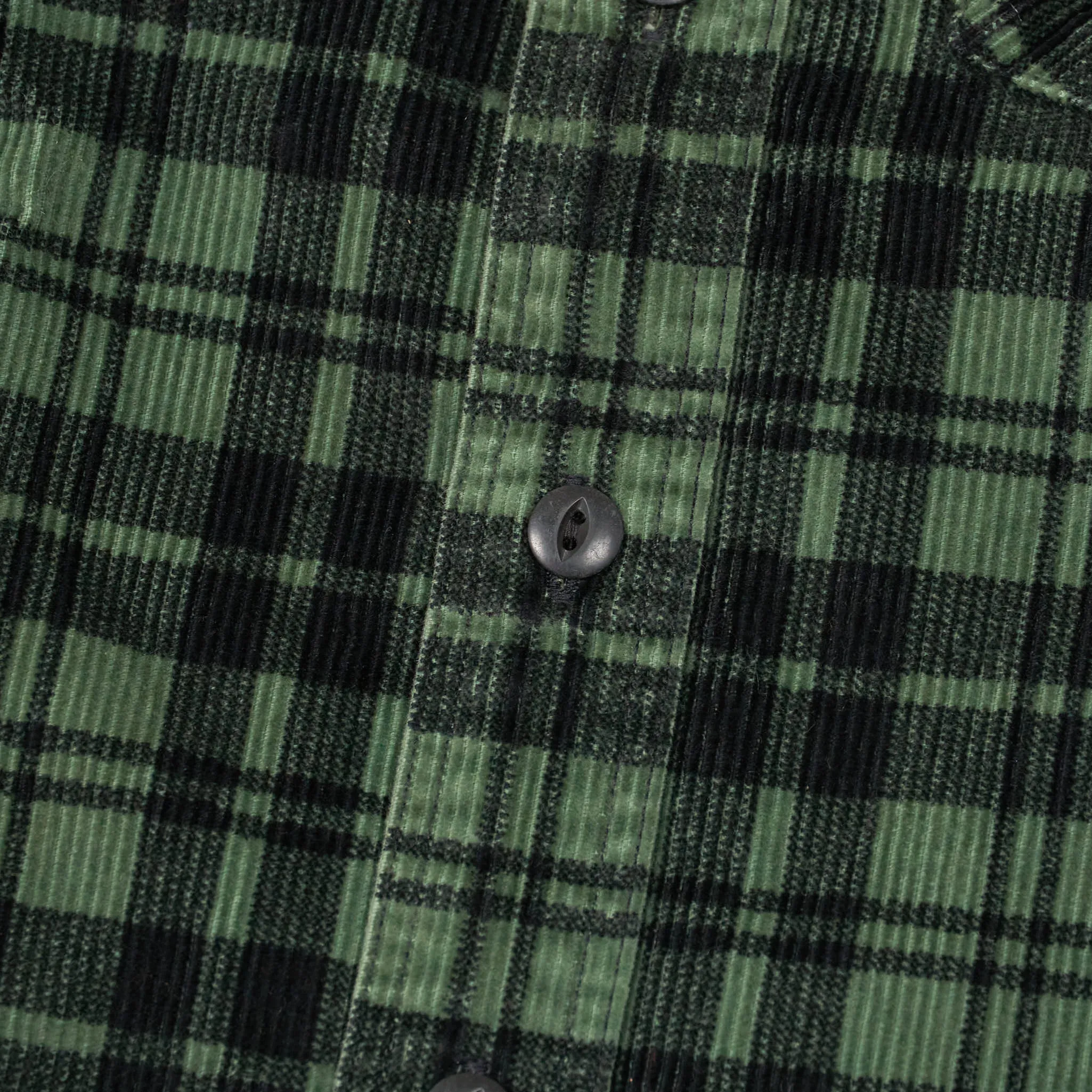 Double RL Plaid Corduroy Workshirt