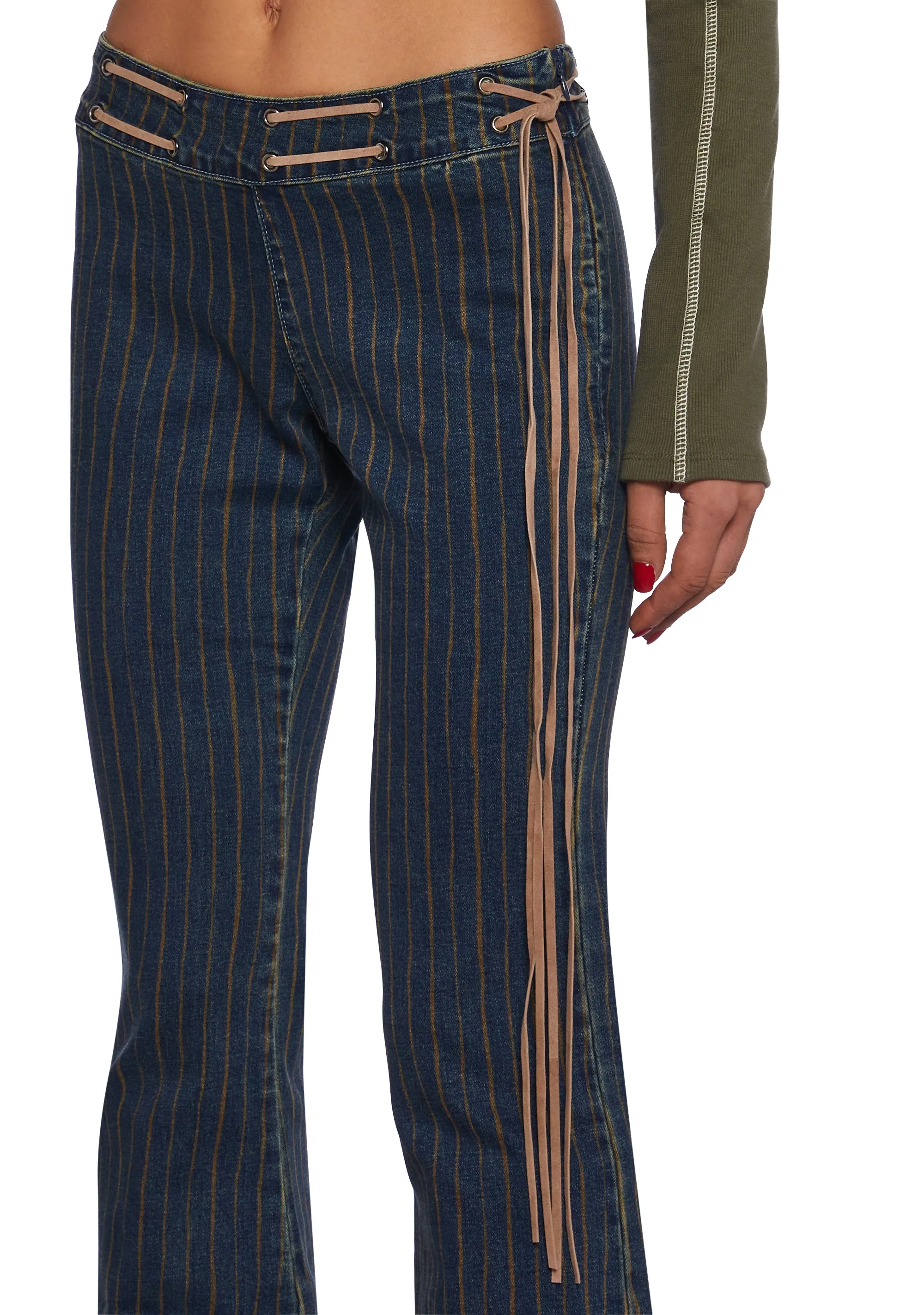 Double Trouble Pinstripe Jeans