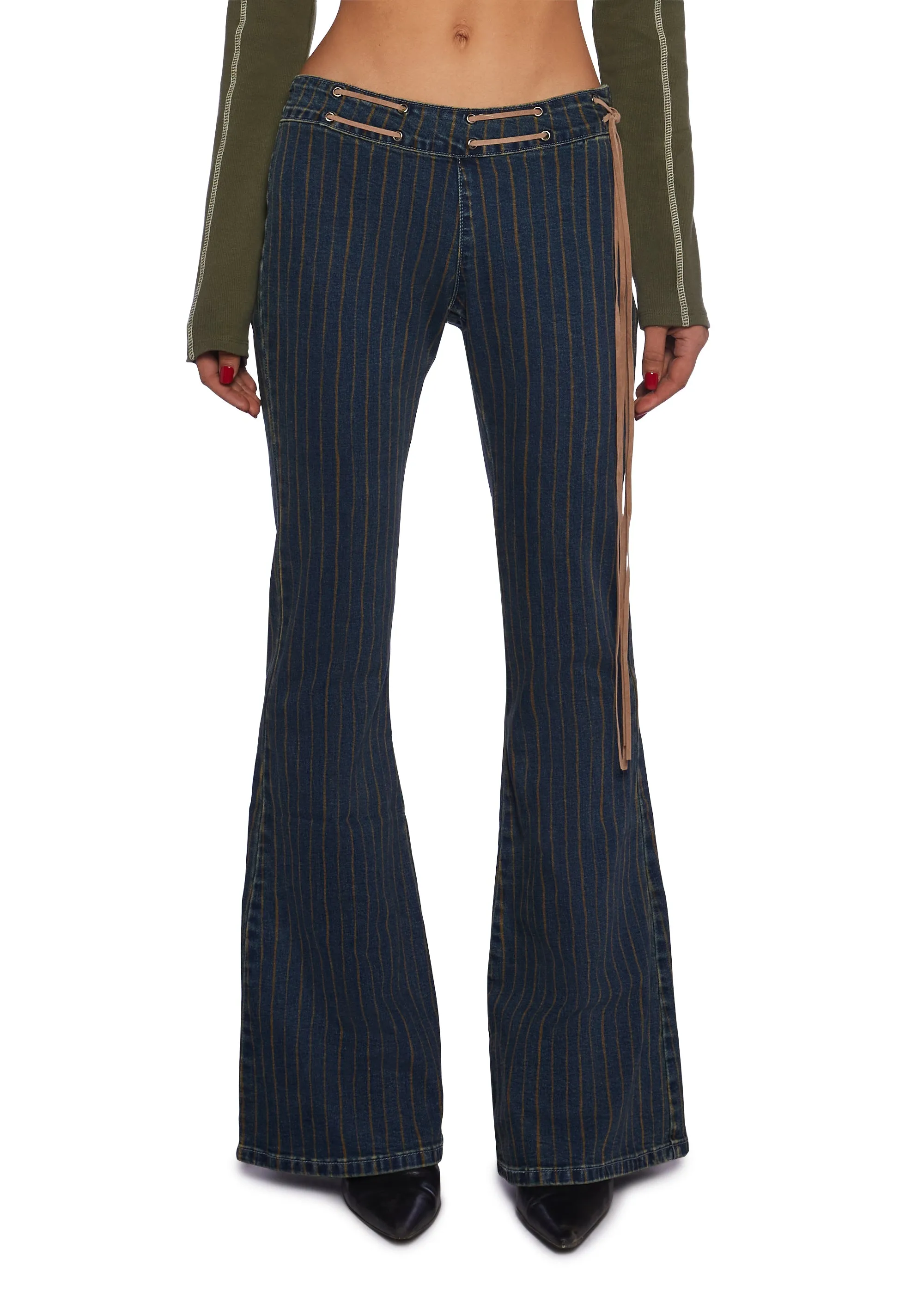Double Trouble Pinstripe Jeans