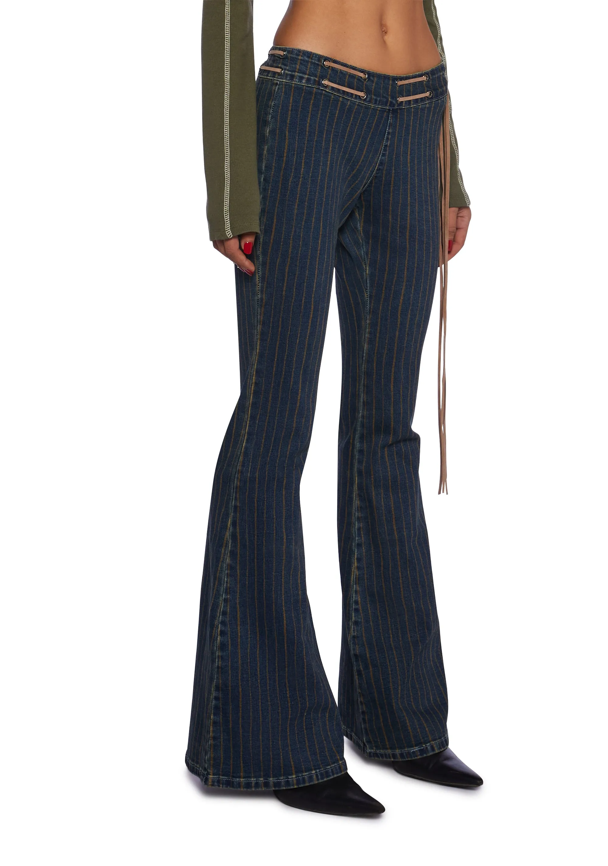 Double Trouble Pinstripe Jeans