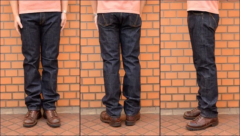 DOWN NORTH JEANS "DNJ4" THE PEACE 44-09 Low-rise Straight Model