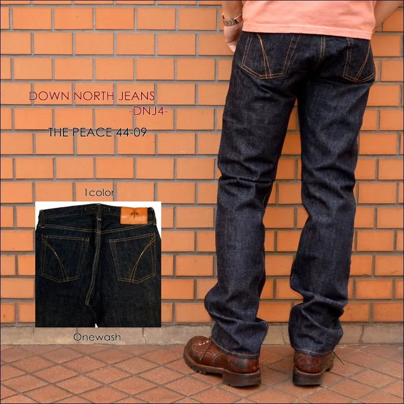 DOWN NORTH JEANS "DNJ4" THE PEACE 44-09 Low-rise Straight Model