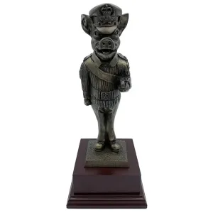 Drill Pig Sergeant Bronze Resin Statue
