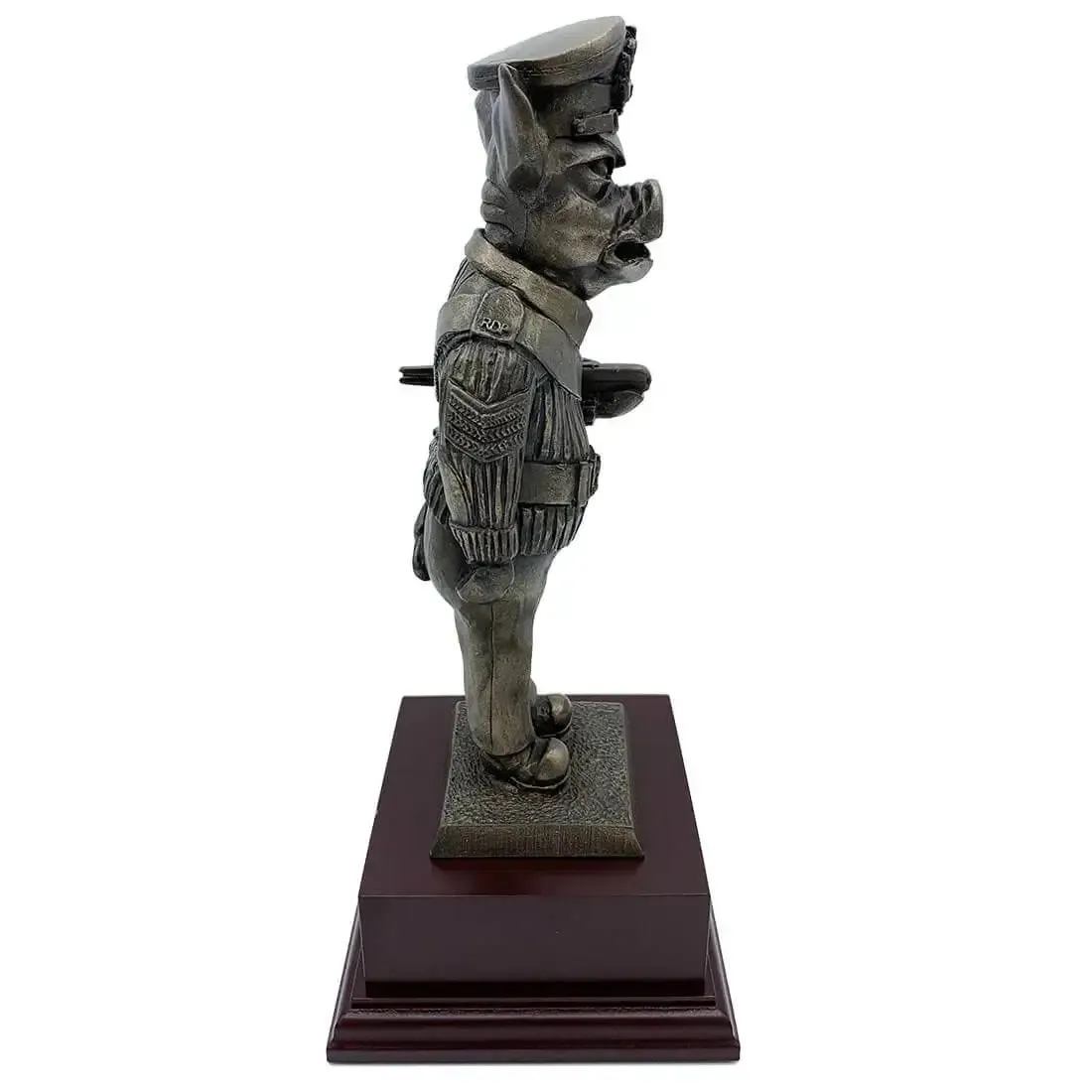 Drill Pig Sergeant Bronze Resin Statue