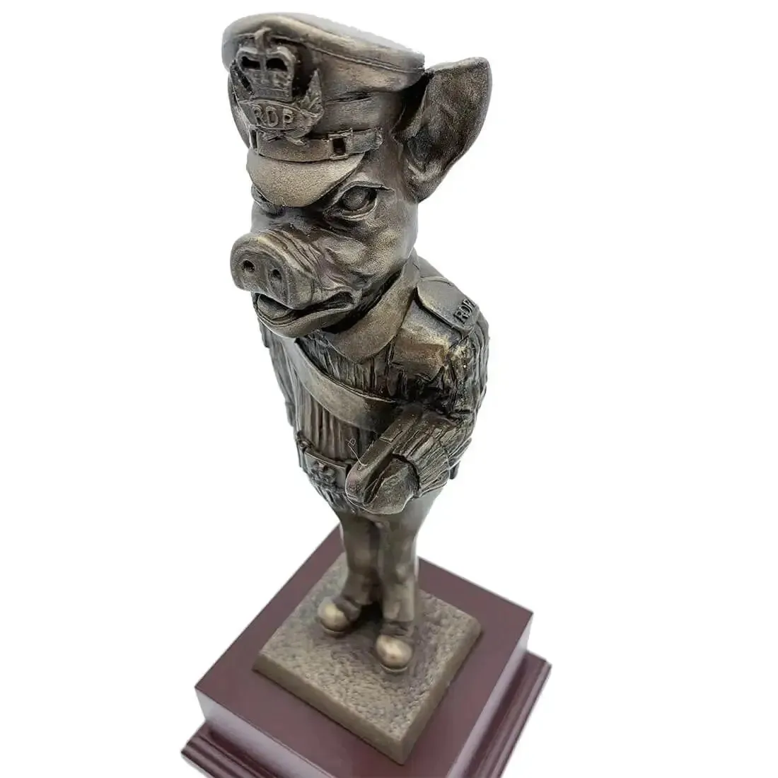 Drill Pig Sergeant Bronze Resin Statue