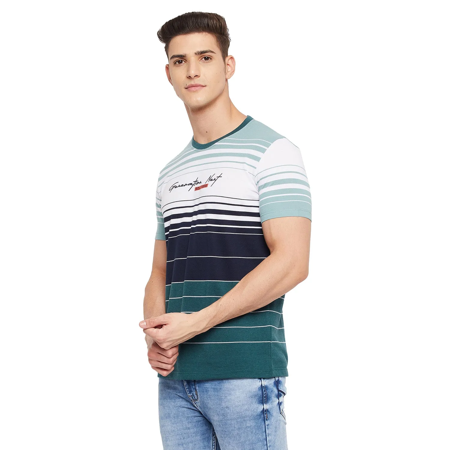 Duke Stardust Men Half Sleeve Cotton T-shirt (LF5316)