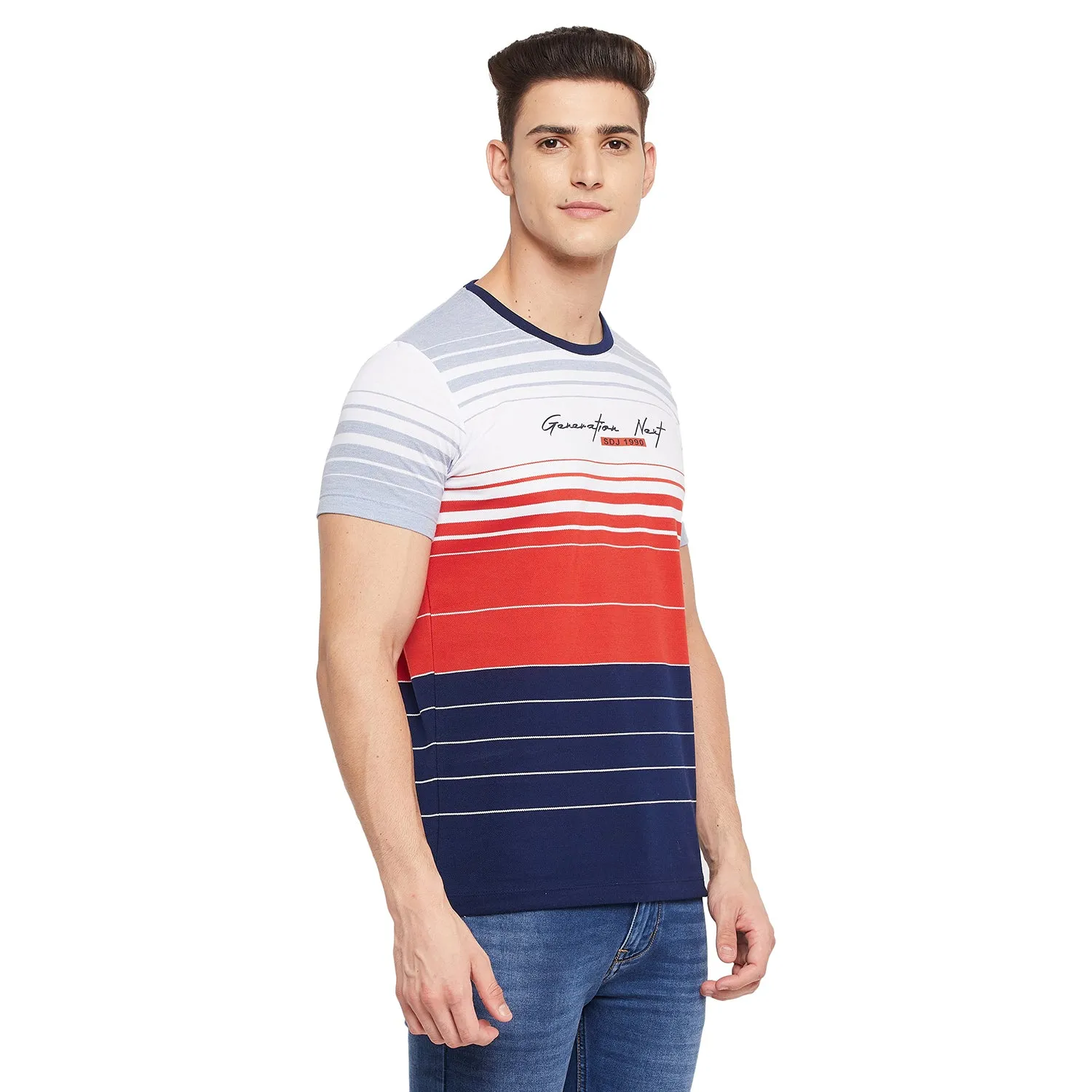 Duke Stardust Men Half Sleeve Cotton T-shirt (LF5316)