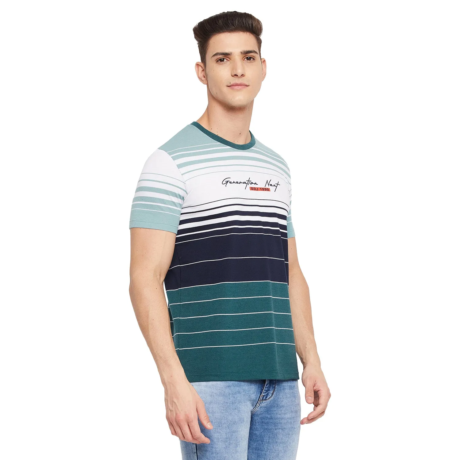 Duke Stardust Men Half Sleeve Cotton T-shirt (LF5316)