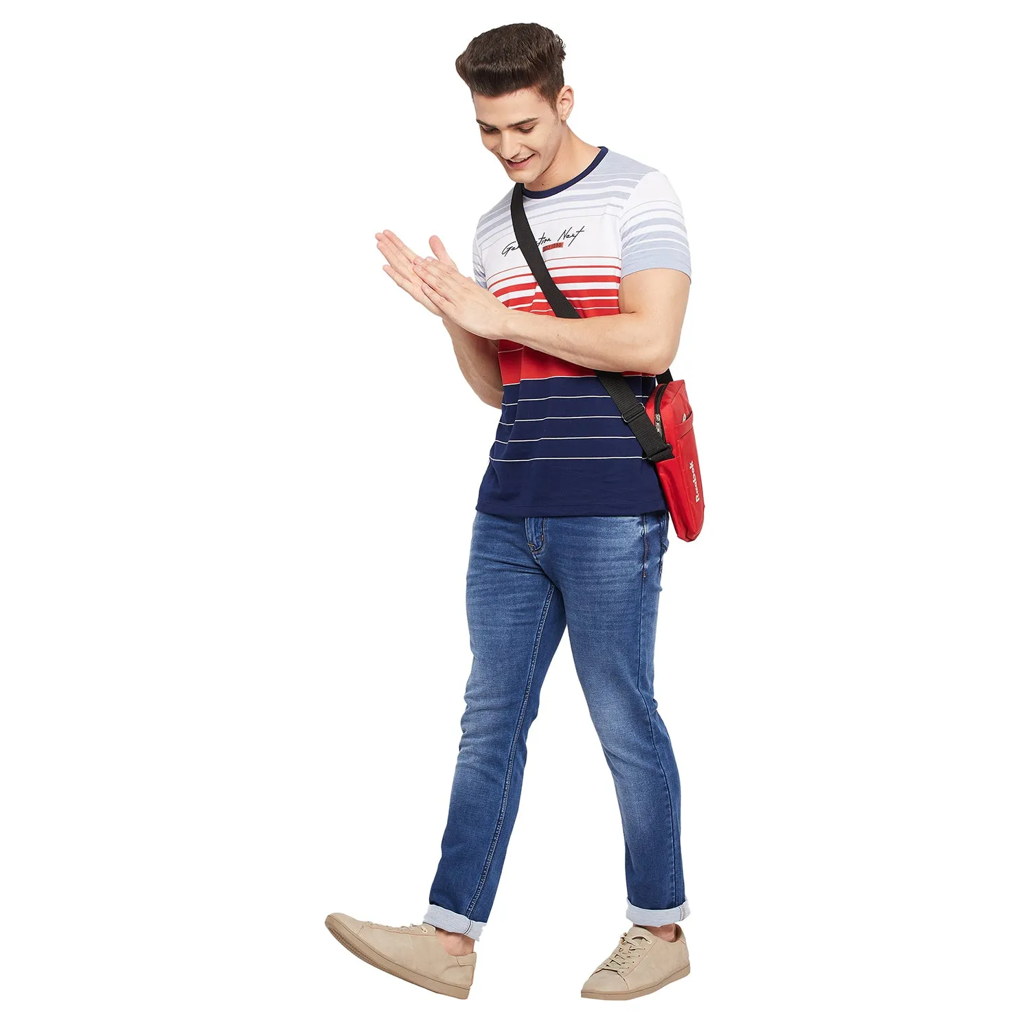 Duke Stardust Men Half Sleeve Cotton T-shirt (LF5316)