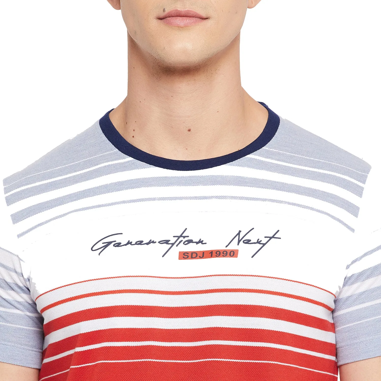 Duke Stardust Men Half Sleeve Cotton T-shirt (LF5316)