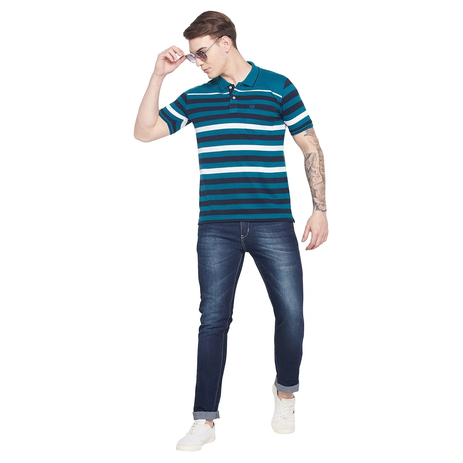 Duke Stardust Men Half Sleeve Cotton T-shirt (LF5706)