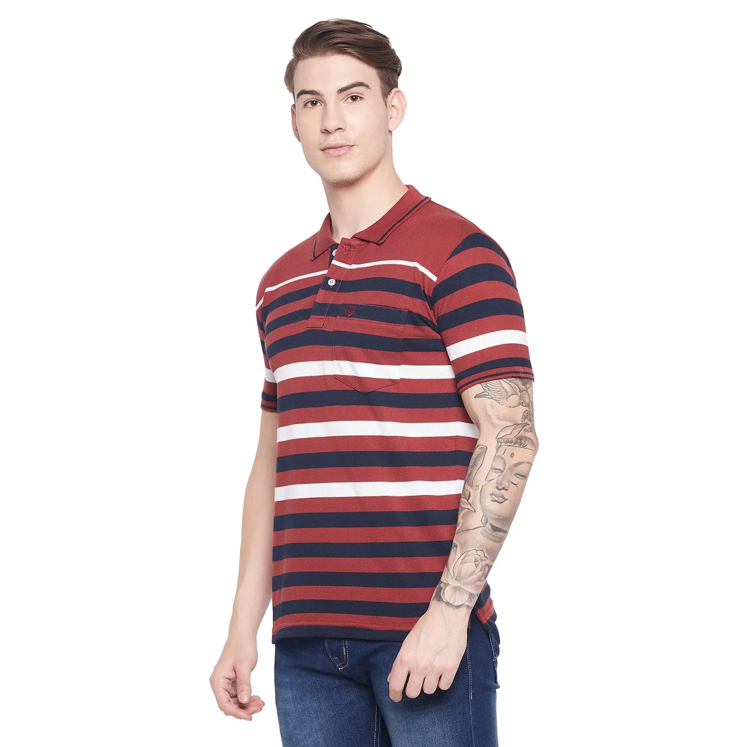 Duke Stardust Men Half Sleeve Cotton T-shirt (LF5706)
