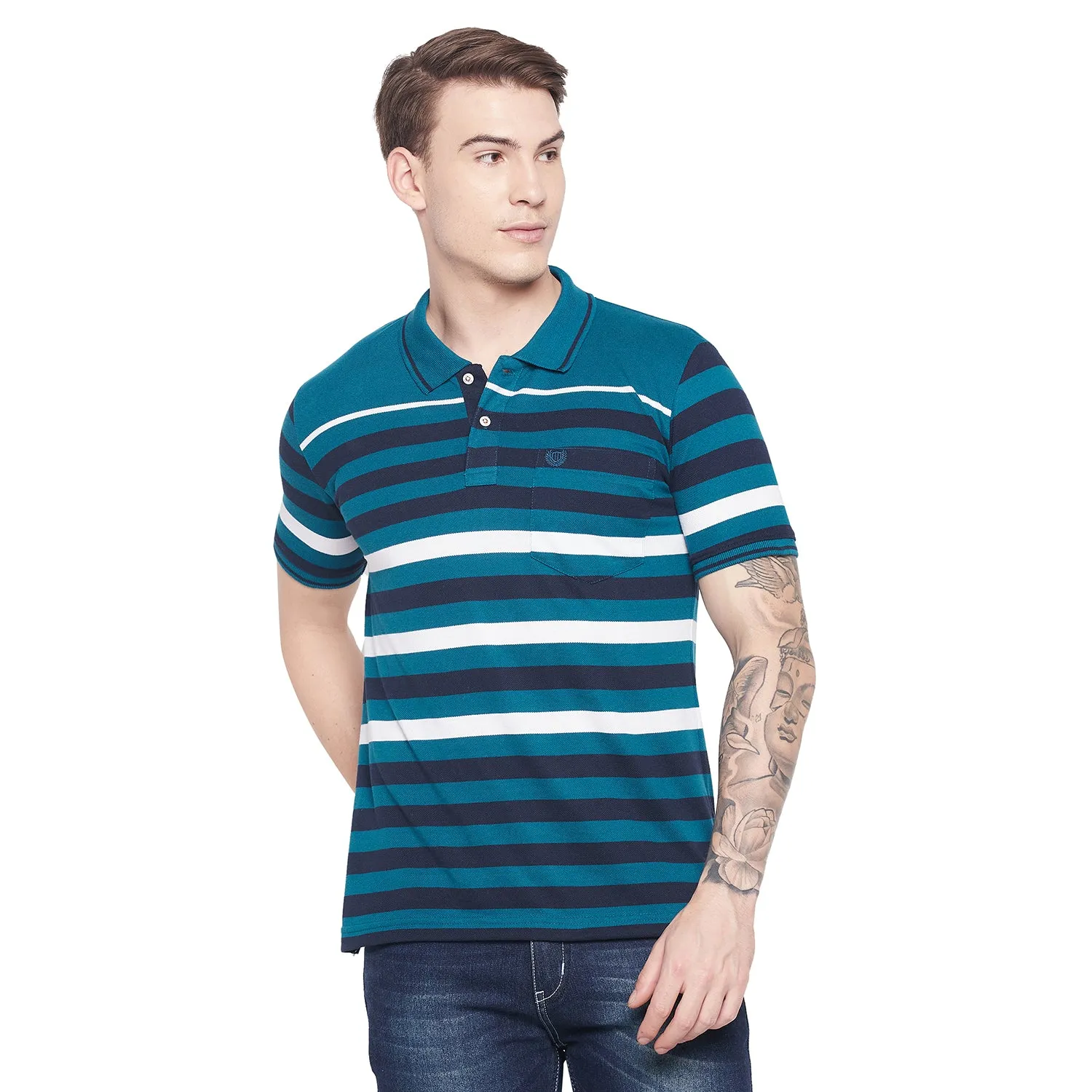 Duke Stardust Men Half Sleeve Cotton T-shirt (LF5706)