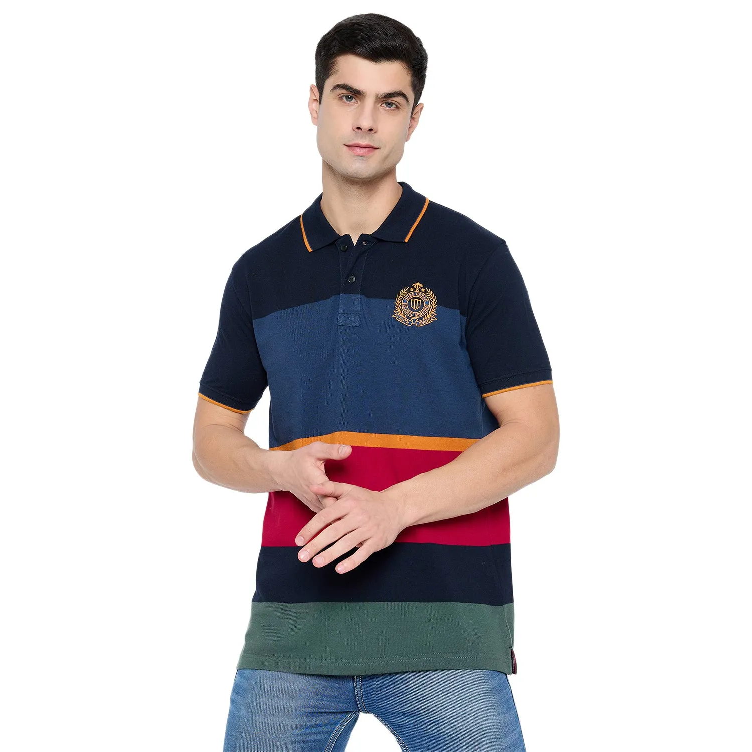 Duke Stardust Men Half Sleeve Cotton T-shirt (LF7207)