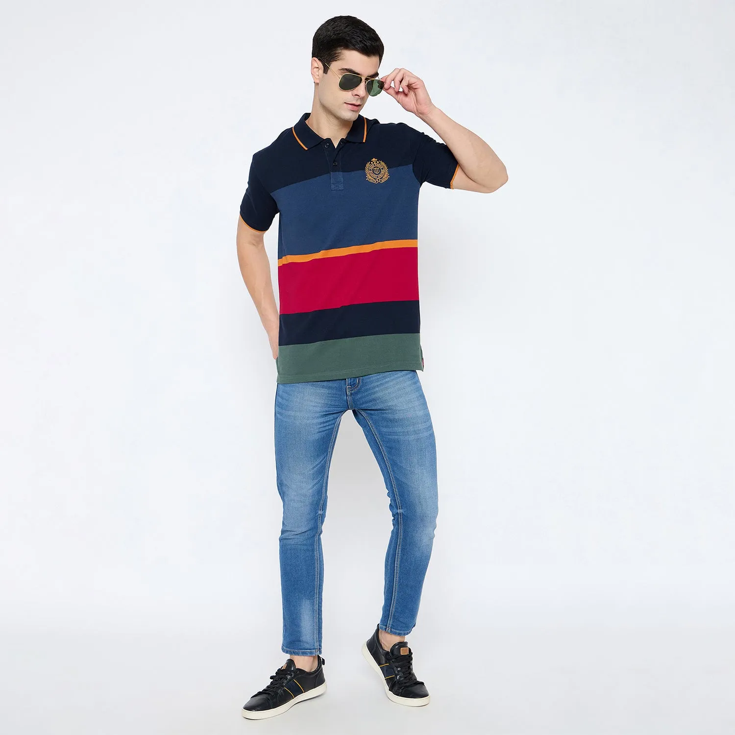 Duke Stardust Men Half Sleeve Cotton T-shirt (LF7207)