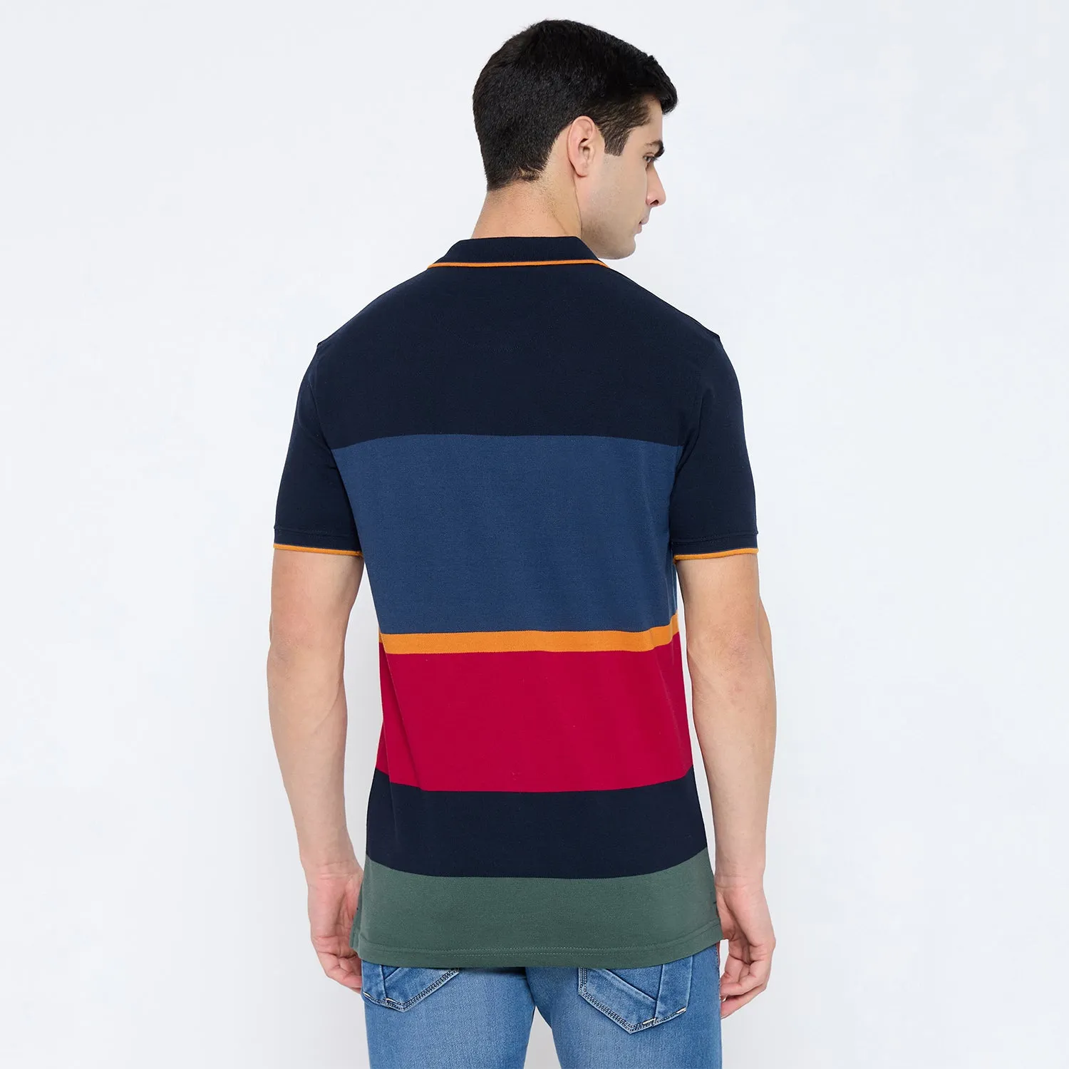 Duke Stardust Men Half Sleeve Cotton T-shirt (LF7207)