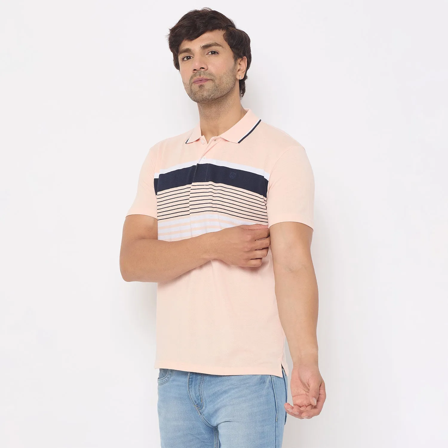 Duke Stardust Men Half Sleeve Cotton Tshirt (MLF1154)
