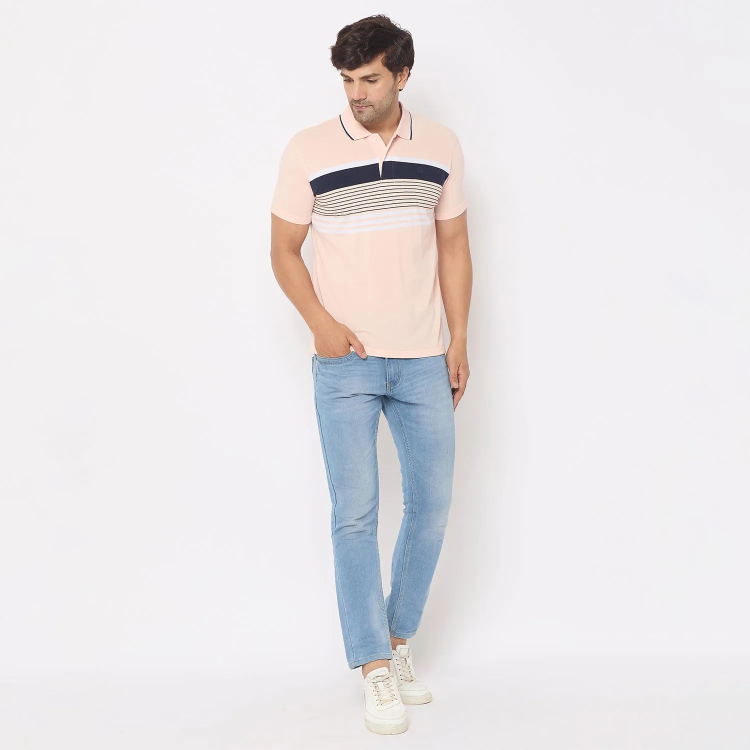 Duke Stardust Men Half Sleeve Cotton Tshirt (MLF1154)