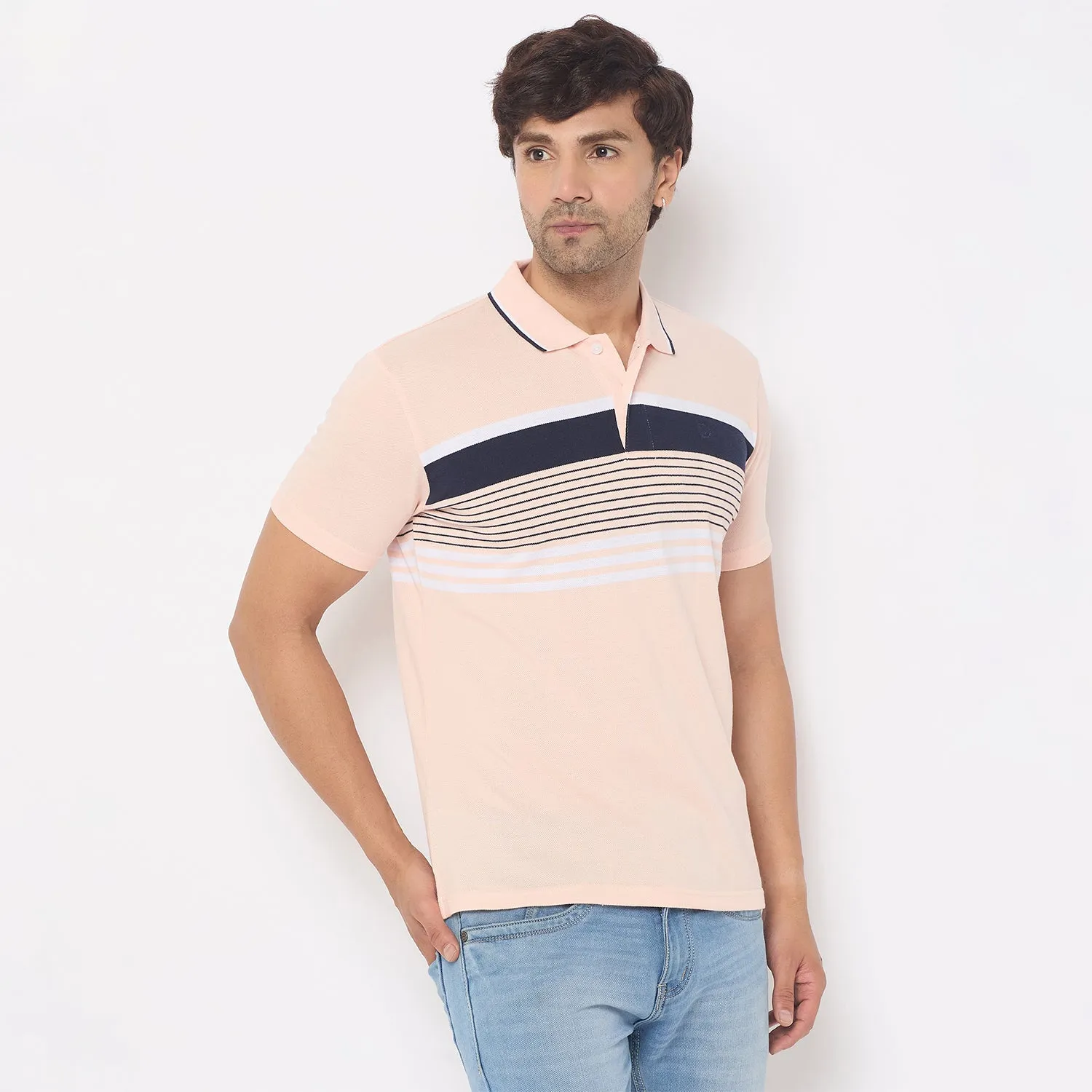 Duke Stardust Men Half Sleeve Cotton Tshirt (MLF1154)