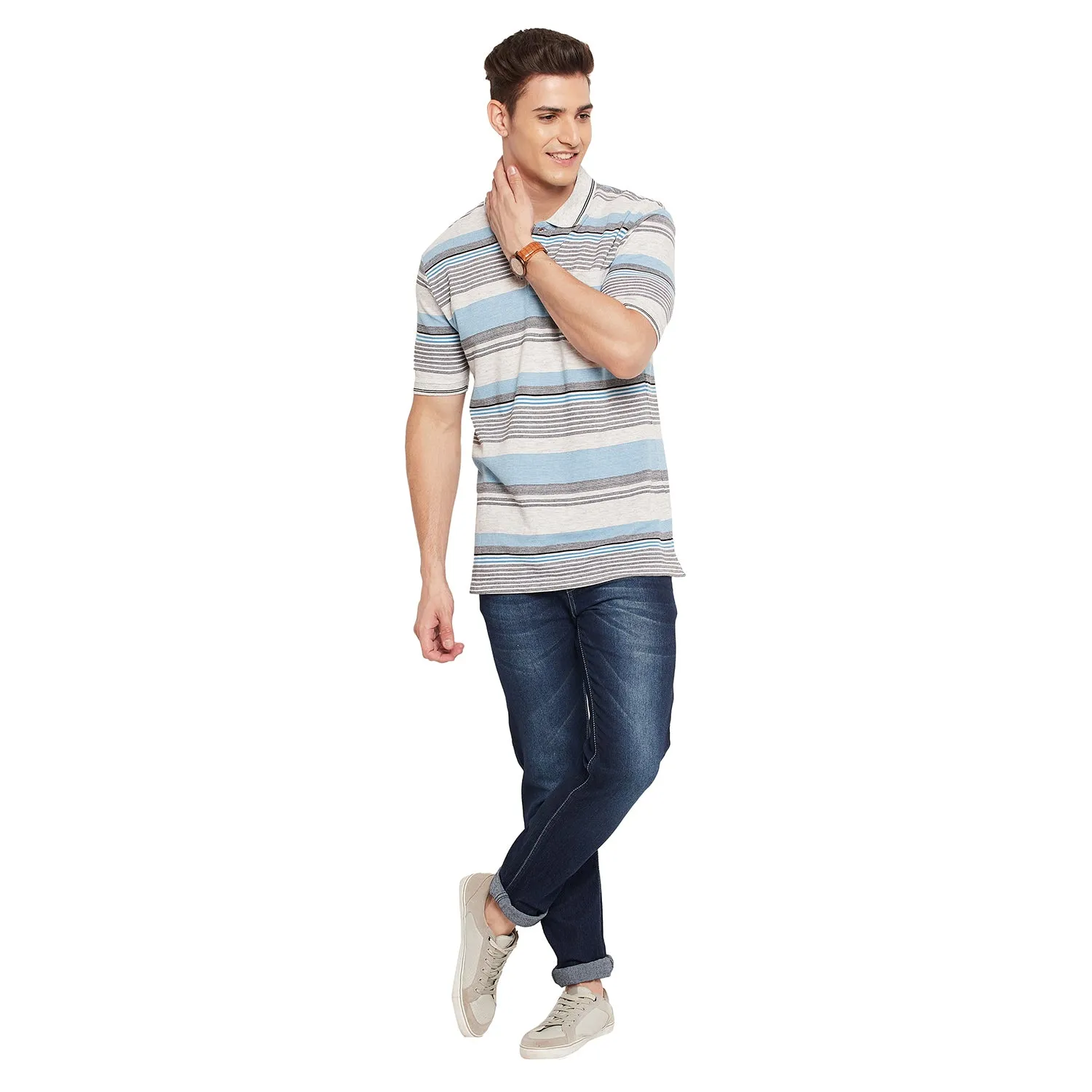 Duke Stardust Men Polo Neck T-Shirt (LQ4502)