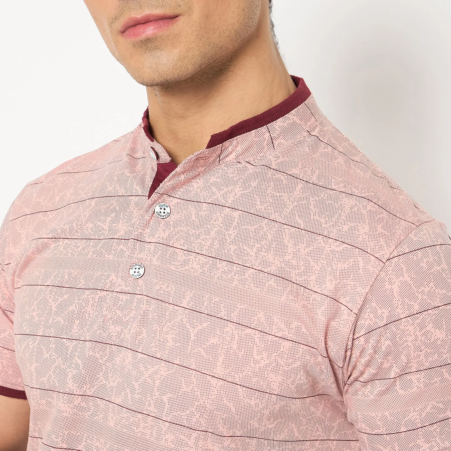 Duke Strardust Men Half Sleeve Cotton T-shirt (LF7134)