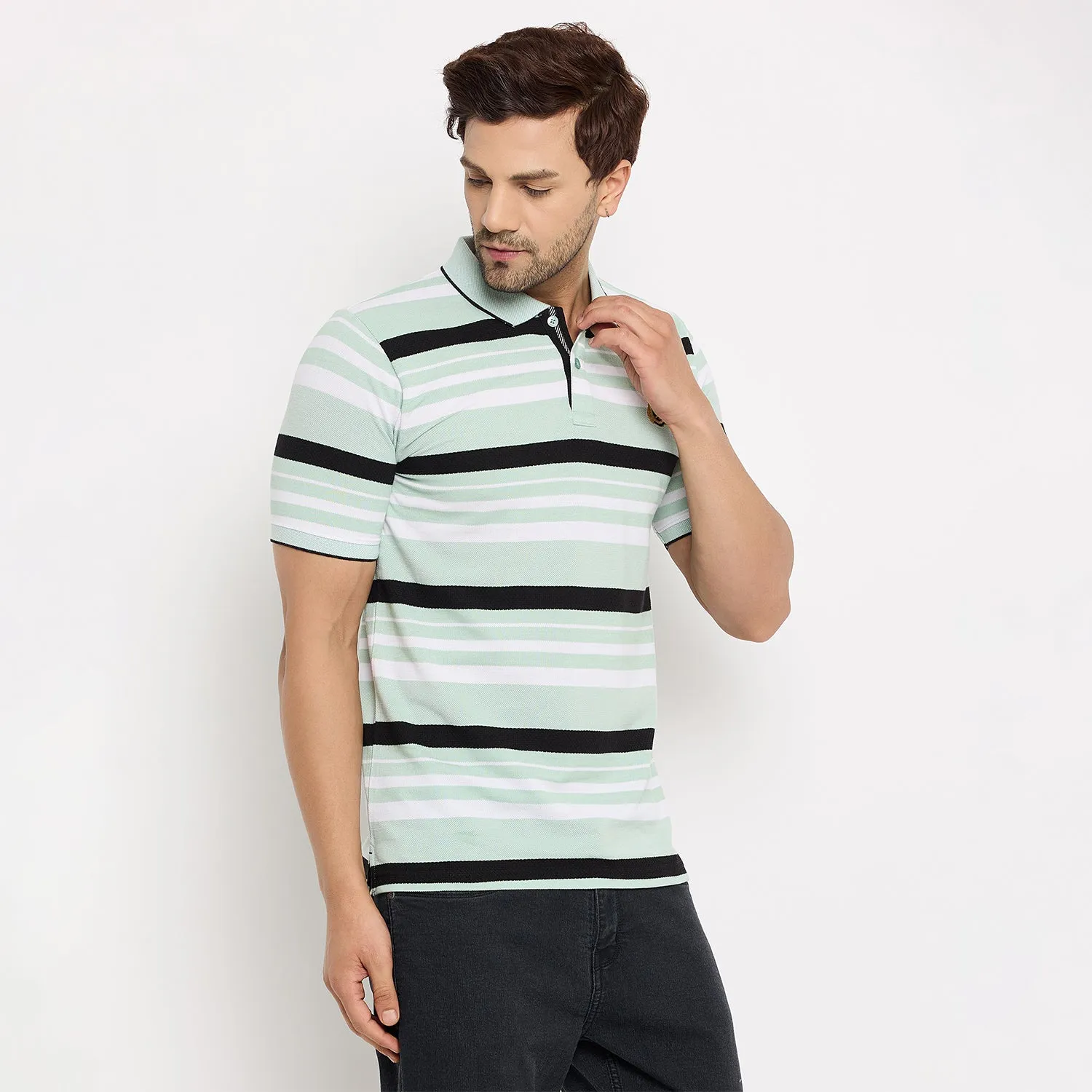 Duke Strardust Men Half Sleeve Cotton T-shirt (LF7201)