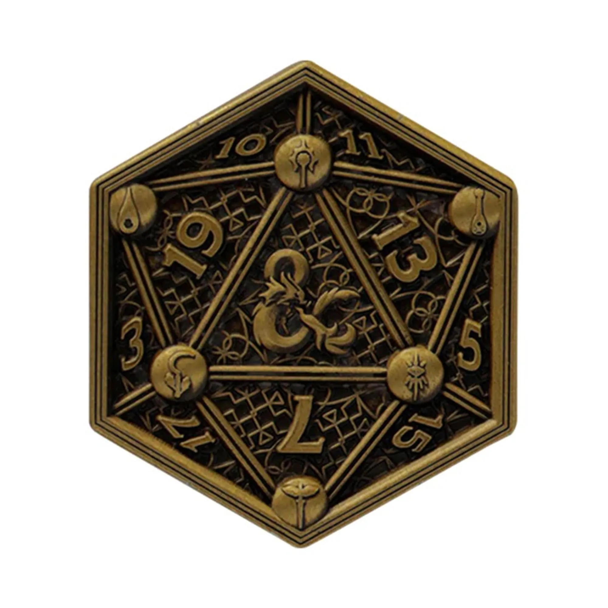 Dungeons & Dragons Class Cards and D20 Flip Coin