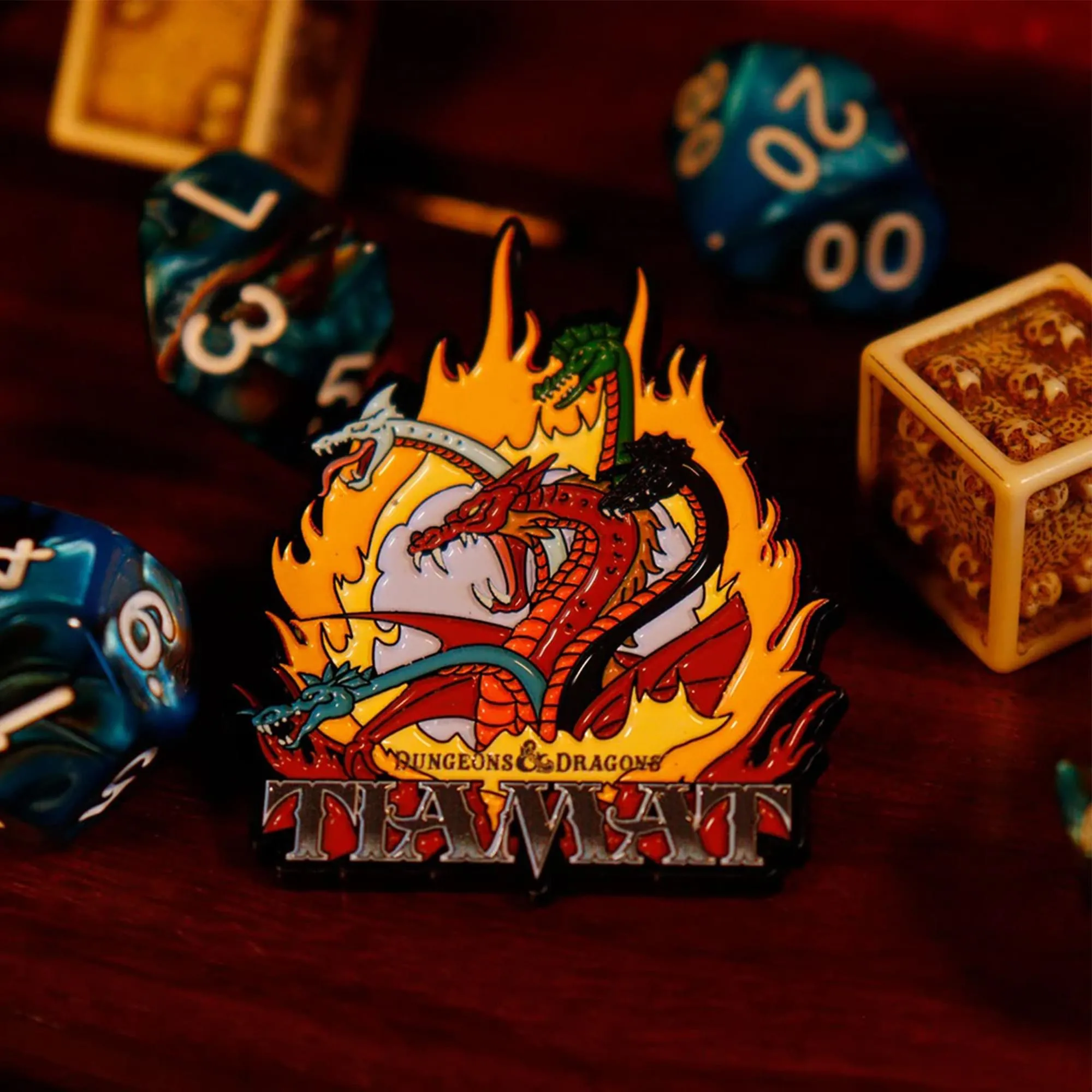 Dungeons & Dragons: The Cartoon 40th Anniversary Tiamat Pin Badge