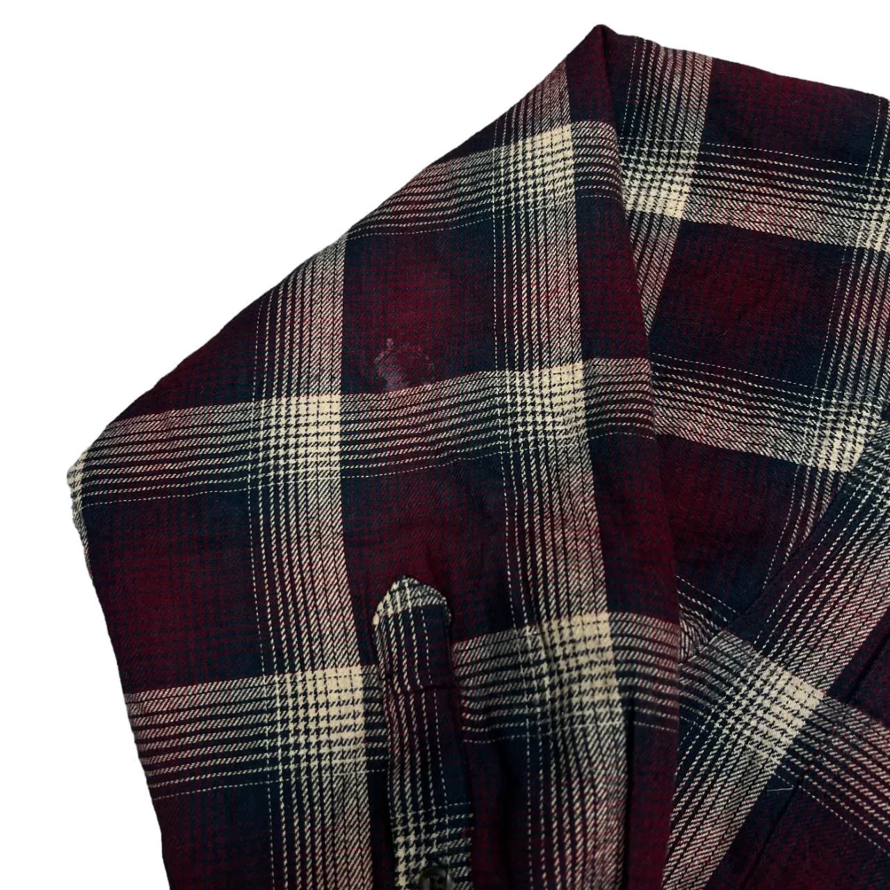 Early 00's WOLVERINE Lumberjack Plaid Check Fleece Lined Lightly Padded Flannel Over Shirt