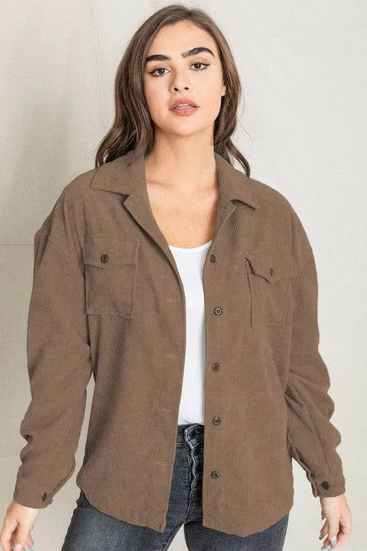 EG Fashion Corduroy Jacket