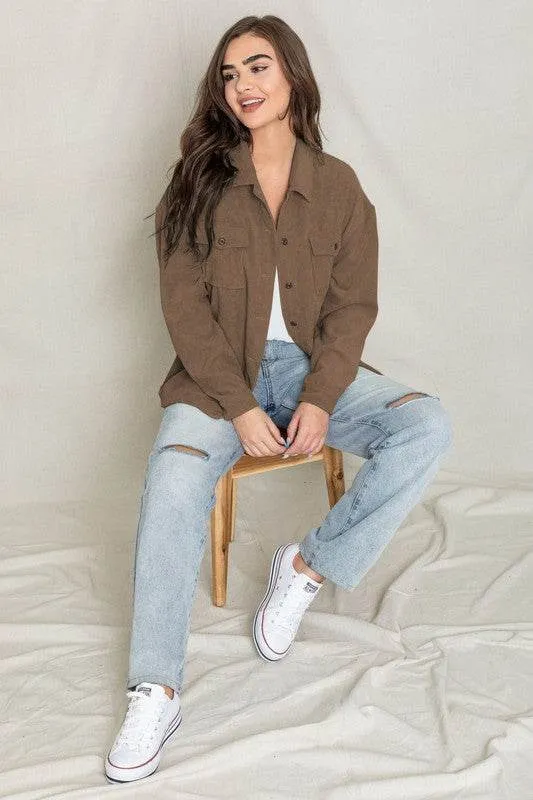 EG Fashion Corduroy Jacket